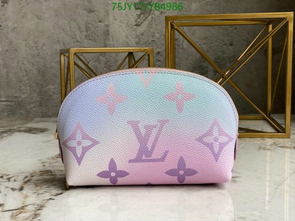 Louis Vuitton 1:1 Mirror Replica Escale Cosmetic Pouch Pastel YB49862153462