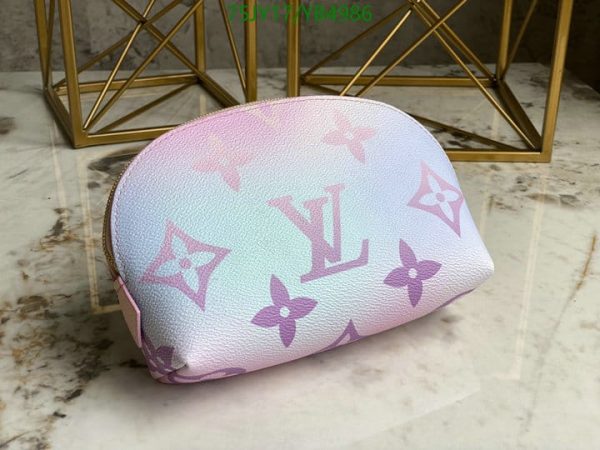 Louis Vuitton 1:1 Mirror Replica Escale Cosmetic Pouch Pastel YB49862153462