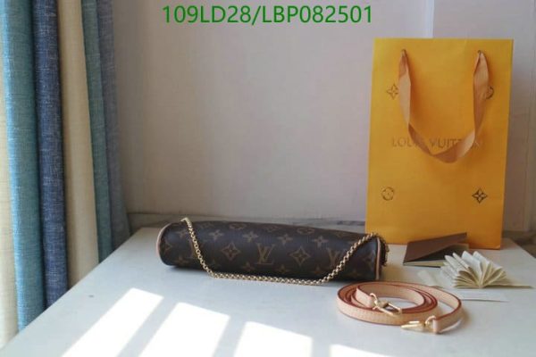 Louis Vuitton 1:1 Mirror Replica Eva Damier Azur Pochette Crossbody Bag LBP0825012654