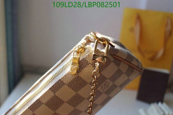 Louis Vuitton 1:1 Mirror Replica Eva Damier Azur Pochette Crossbody Bag LBP0825012654