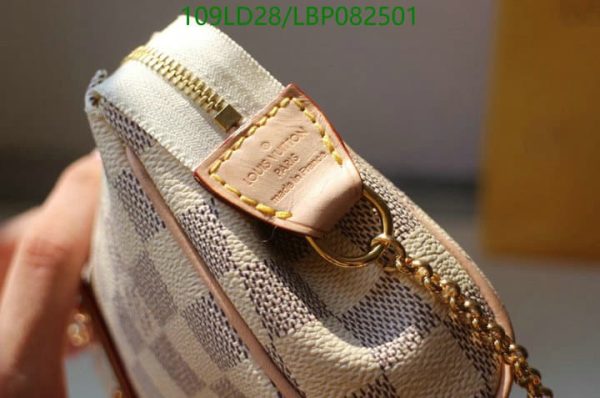 Louis Vuitton 1:1 Mirror Replica Eva Damier Azur Pochette Crossbody Bag LBP0825012654