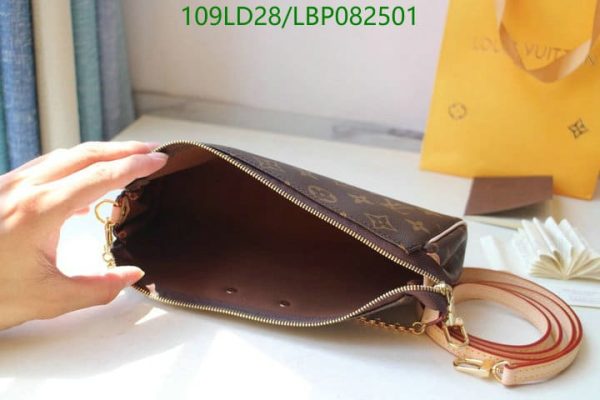 Louis Vuitton 1:1 Mirror Replica Eva Damier Azur Pochette Crossbody Bag LBP0825012654