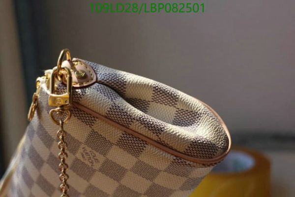 Louis Vuitton 1:1 Mirror Replica Eva Damier Azur Pochette Crossbody Bag LBP0825012654