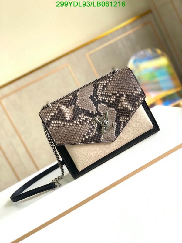 Louis Vuitton 1:1 Mirror Replica   Exotic Noir Python Snake skin LB06121673452