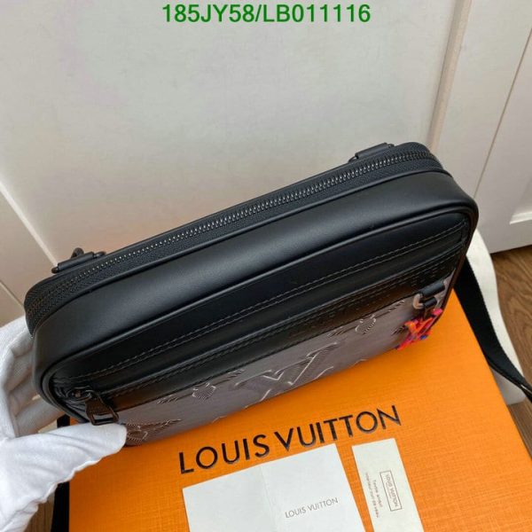 Louis Vuitton 1:1 Mirror Replica Expandable messenger crossbody bag calfskin leather nylon  LB01111652347