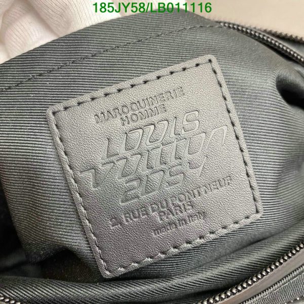 Louis Vuitton 1:1 Mirror Replica Expandable messenger crossbody bag calfskin leather nylon  LB01111652347