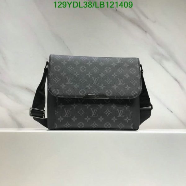 Louis Vuitton 1:1 Mirror Replica Explorer Messenger Bag Monogram Eclipse Canvas PM LB12140941234