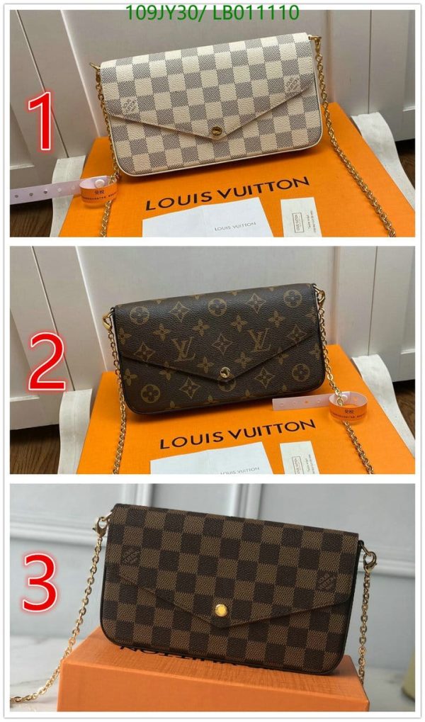 Louis Vuitton 1:1 Mirror Replica Felicie Pochette Bag LB01111012367