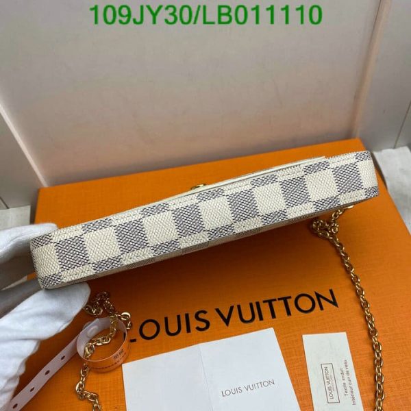 Louis Vuitton 1:1 Mirror Replica Felicie Pochette Damier Brown LB01111041234