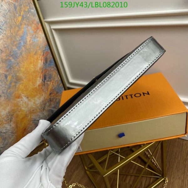 Louis Vuitton 1:1 Mirror Replica Felicie Pochette Limited Edition Metallic Monogram Vernis  LBL0820104123