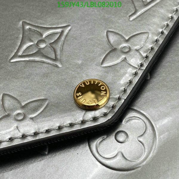 Louis Vuitton 1:1 Mirror Replica Felicie Pochette Limited Edition Metallic Monogram Vernis  LBL0820104123