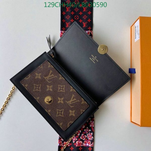 Louis Vuitton 1:1 Mirror Replica Flore Chain Wallet LB03059026954