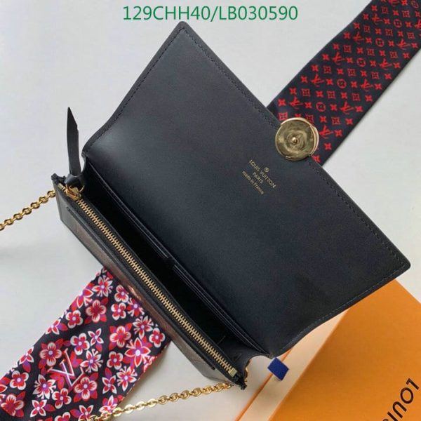 Louis Vuitton 1:1 Mirror Replica Flore Chain Wallet LB03059026954