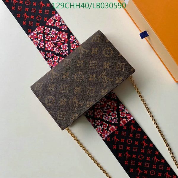 Louis Vuitton 1:1 Mirror Replica Flore Chain Wallet LB03059026954