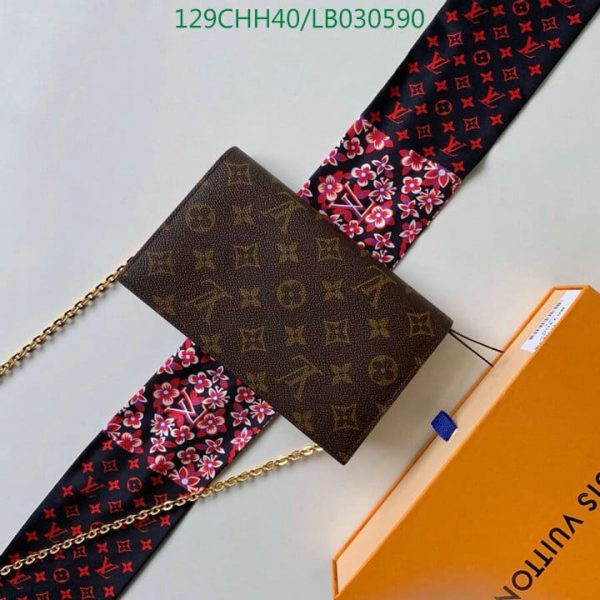 Louis Vuitton 1:1 Mirror Replica Flore Chain Wallet LB03059026954