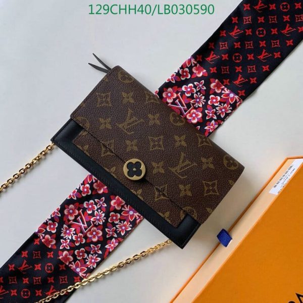 Louis Vuitton 1:1 Mirror Replica Flore Chain Wallet LB03059026954