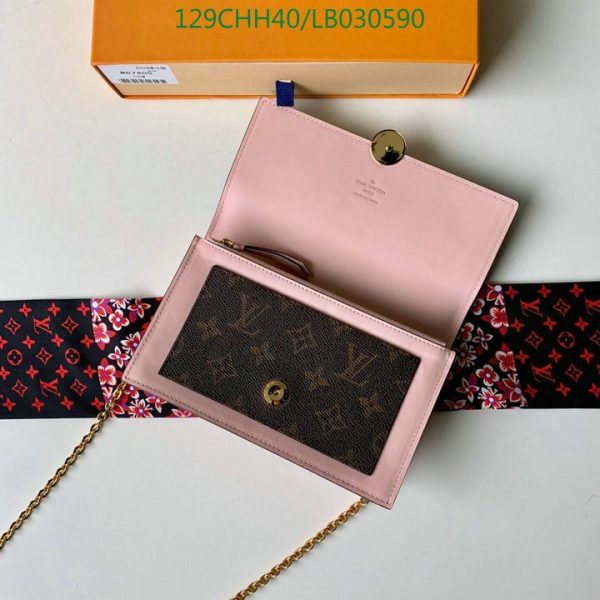 Louis Vuitton 1:1 Mirror Replica Flore Chain Wallet LB03059026954