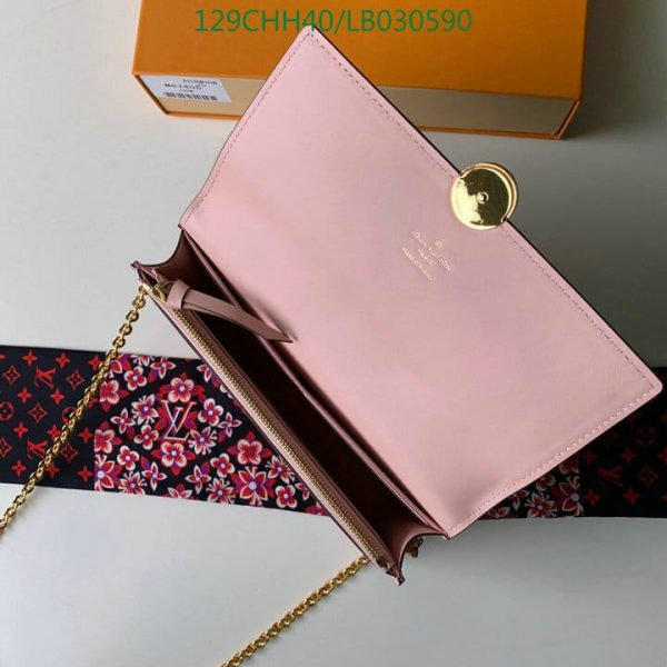 Louis Vuitton 1:1 Mirror Replica Flore Chain Wallet LB03059026954