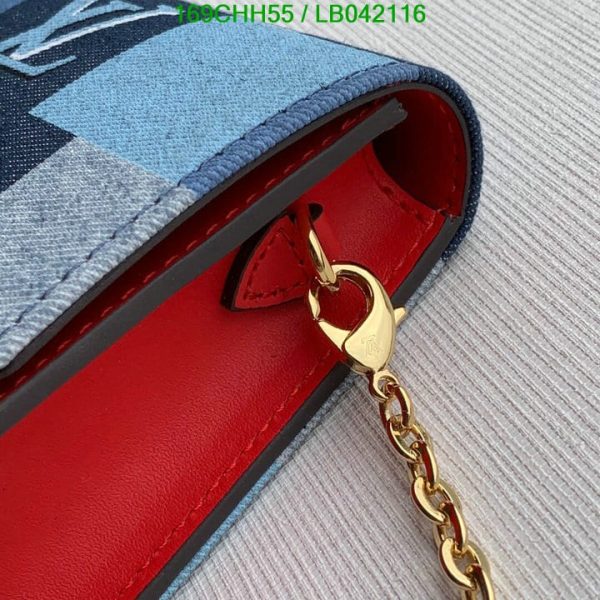 Louis Vuitton 1:1 Mirror Replica Flore Chain Wallet LB04211623658