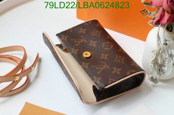 Louis Vuitton 1:1 Mirror Replica Florentine Bum Waist Fanny Pack 2 Way Monogram Cross Body Bag  LBA0624823312