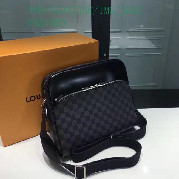 Louis Vuitton 1:1 Mirror Replica GRAPHITE IO shoulder bag LB11309313312