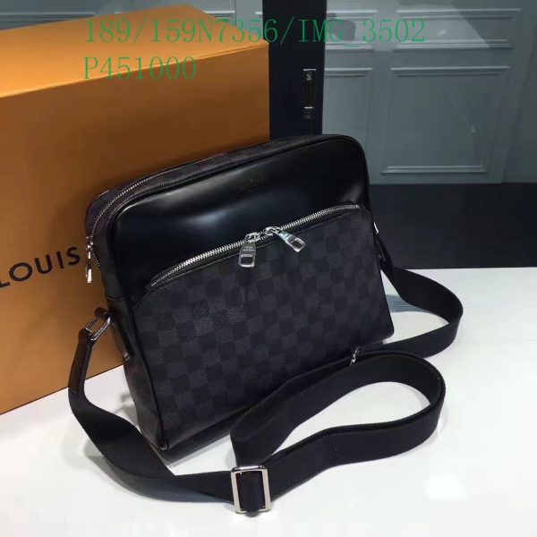 Louis Vuitton 1:1 Mirror Replica GRAPHITE IO shoulder bag LB11309313312