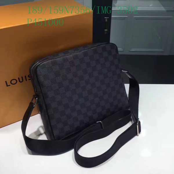 Louis Vuitton 1:1 Mirror Replica GRAPHITE IO shoulder bag LB11309313312