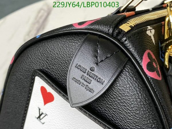 Louis Vuitton 1:1 Mirror Replica Game On Speedy Bandouliere black LBP0104033269