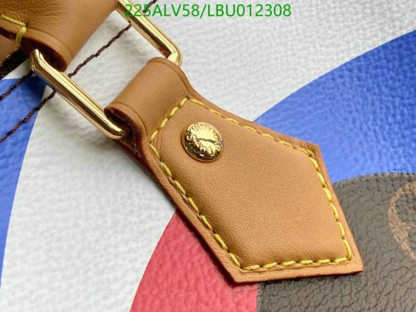 Louis Vuitton 1:1 Mirror Replica Game On Speedy  Canvas Shoulder Bag Brown LBU0123083165