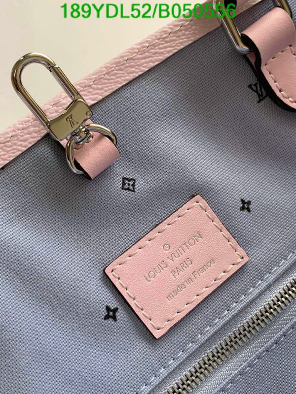 Louis Vuitton 1:1 Mirror Replica Handbag Escale On The Go GM in Pink Pastel  B050556312456