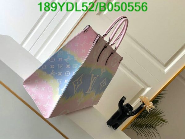 Louis Vuitton 1:1 Mirror Replica Handbag Escale On The Go GM in Pink Pastel  B050556312456