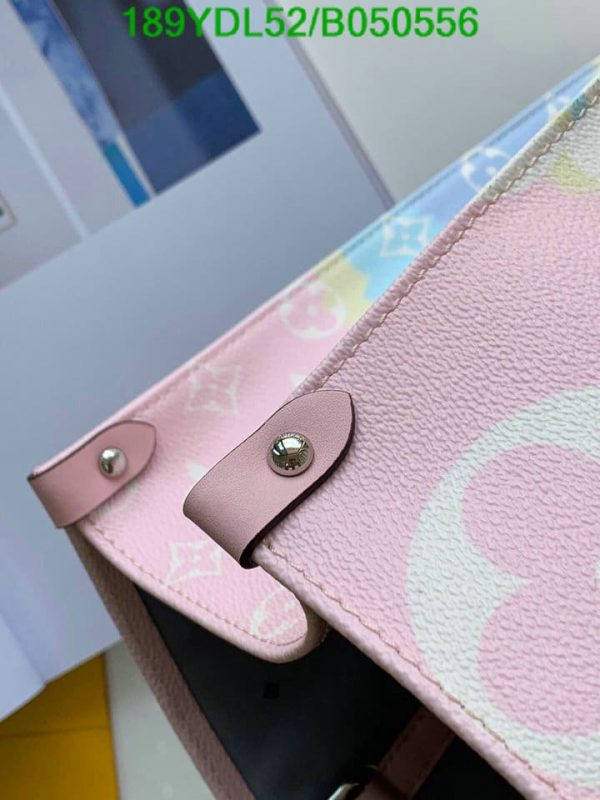 Louis Vuitton 1:1 Mirror Replica Handbag Escale On The Go GM in Pink Pastel  B050556312456