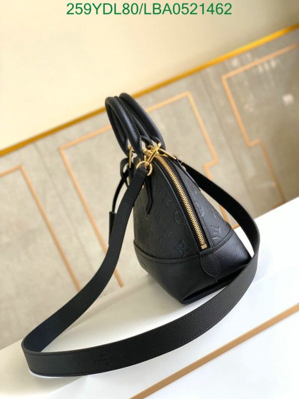 Louis Vuitton 1:1 Mirror Replica Handbag Neo Alma Empreinte Leather Black LBA0521462108