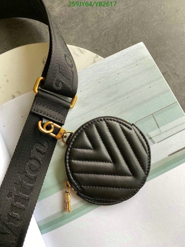 Louis Vuitton 1:1 Mirror Replica Handmade Leather Crossbody New Wave Multi Pochette YB26173731245