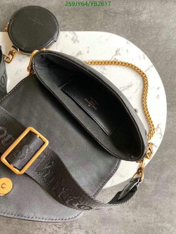 Louis Vuitton 1:1 Mirror Replica Handmade Leather Crossbody New Wave Multi Pochette YB26173731245