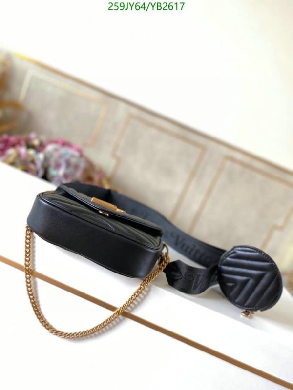 Louis Vuitton 1:1 Mirror Replica Handmade Leather Crossbody New Wave Multi Pochette YB26173731245