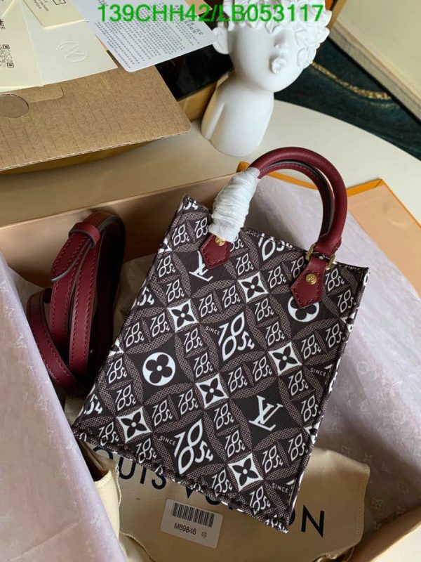 Louis Vuitton 1:1 Mirror Replica Jacquard Petit 2way Hand Bag Tote LB05311751234