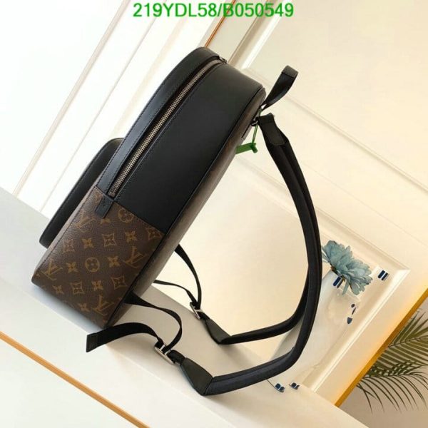 Louis Vuitton 1:1 Mirror Replica Josh Backpack Damier Graphite Black B050549194235