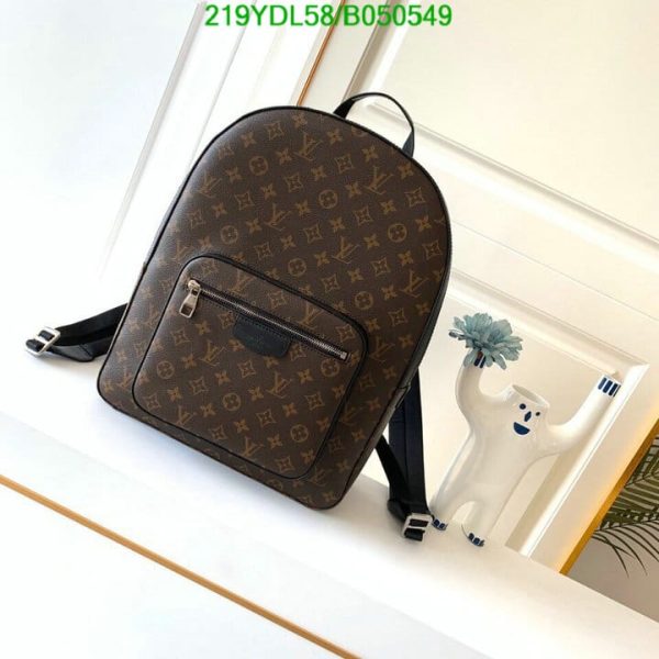 Louis Vuitton 1:1 Mirror Replica Josh Backpack Damier Graphite Black B050549194235