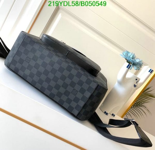 Louis Vuitton 1:1 Mirror Replica Josh Backpack Damier Graphite Black B050549194235