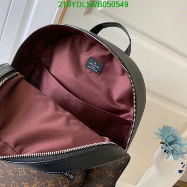 Louis Vuitton 1:1 Mirror Replica Josh Backpack Damier Graphite Black B050549194235