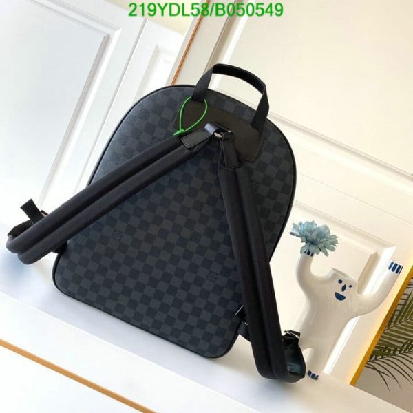 Louis Vuitton 1:1 Mirror Replica Josh Backpack Damier Graphite Black B050549194235