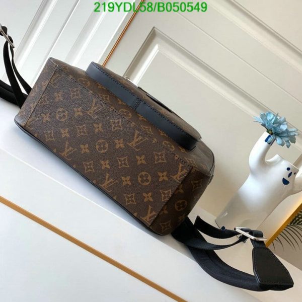 Louis Vuitton 1:1 Mirror Replica Josh Backpack Damier Graphite Black B050549194235