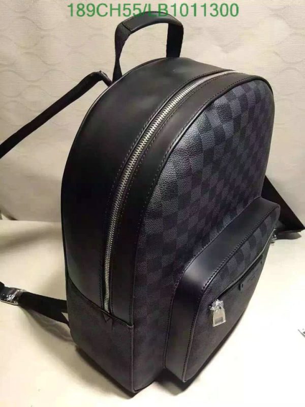 Louis Vuitton 1:1 Mirror Replica Josh Damier Graphite Canvas Backpack LB10113001257