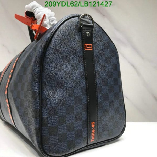 Louis Vuitton 1:1 Mirror Replica Keepall Bandouliere Damier Cobalt Race LB12142793124