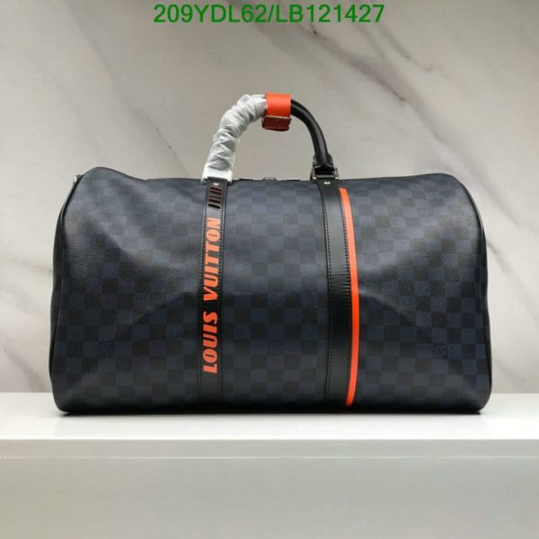 Louis Vuitton 1:1 Mirror Replica Keepall Bandouliere Damier Cobalt Race LB12142793124