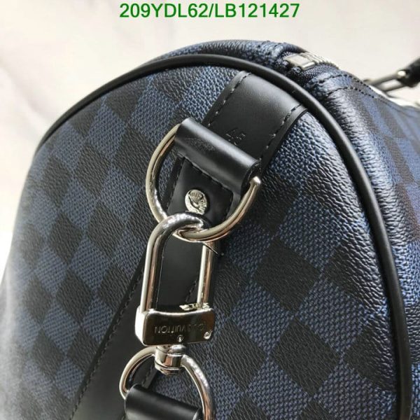 Louis Vuitton 1:1 Mirror Replica Keepall Bandouliere Damier Cobalt Race LB12142793124