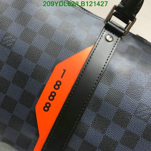 Louis Vuitton 1:1 Mirror Replica Keepall Bandouliere Damier Cobalt Race LB12142793124