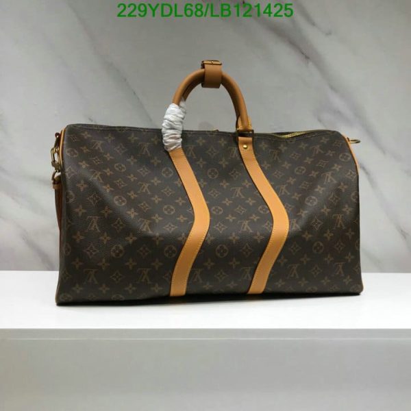 Louis Vuitton 1:1 Mirror Replica Keepall Bandouliere Monogram Canvas LB12142565437