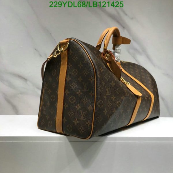 Louis Vuitton 1:1 Mirror Replica Keepall Bandouliere Monogram Canvas LB12142565437